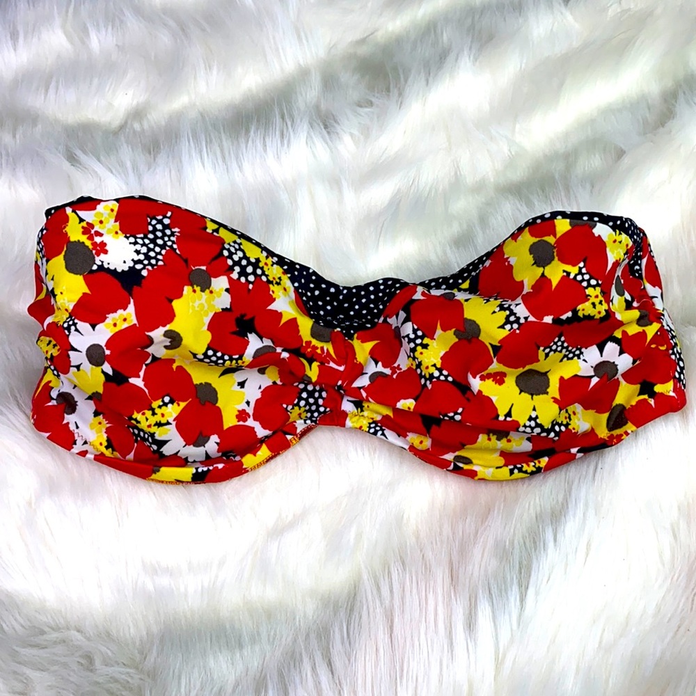 FREYA: Floral Bandeau Bikini Top